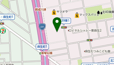 介護付有料老人ホーム麻生の郷の地図画像