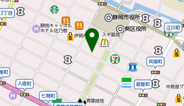ユキベルファム 静岡店の地図画像