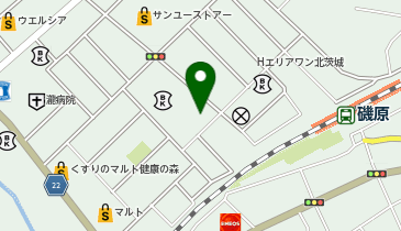 スクールIE 北茨城校の地図画像