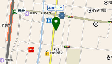 絹絵屋 上越店の地図画像