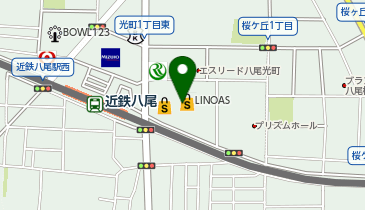 京のきもの屋 四君子 八尾店の地図画像