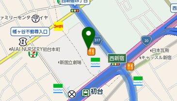 ユキベルファム 東京オペラシティ店の地図画像