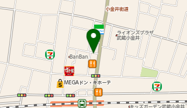美容室My jStyle by Yamano 武蔵小金井店の地図画像