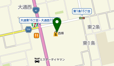 ユーハイム 西條士別店の地図画像