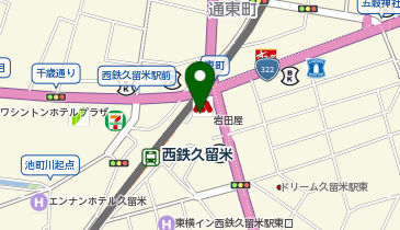 ユーハイム 岩田屋 久留米店の地図画像