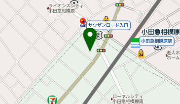 あすウェル アスウェル 小田急相模原の地図画像
