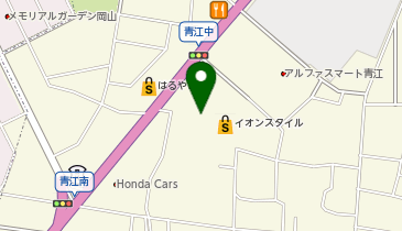 カンテボーレ 岡山青江店の地図画像