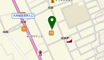 カンテボーレ 大井店の地図画像