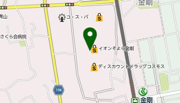 カンテボーレ 金剛店の地図画像
