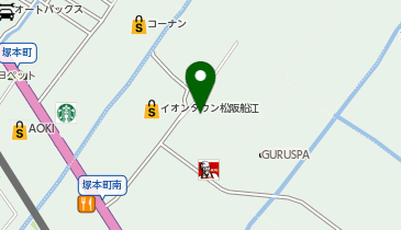 カンテボーレ 松阪船江店の地図画像