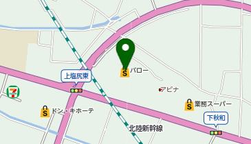 スーパーマーケットバロー秋和店の地図画像