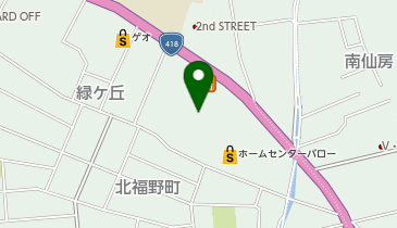 スーパーマーケットバロー関緑ケ丘店の地図画像