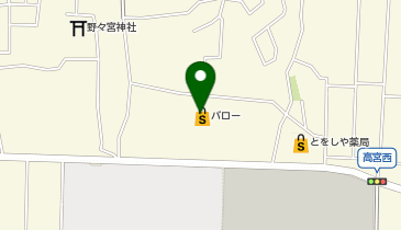 スーパーマーケットバロー笹部店の地図画像