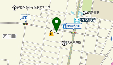 スーパーマーケットバロー港栄店の地図画像