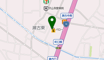 スーパーマーケットバロー新守山店の地図画像