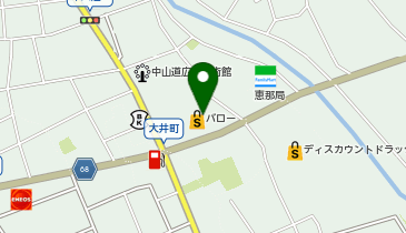 スーパーマーケットバロー恵那店の地図画像