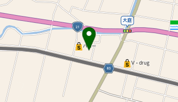 スーパーマーケットバロー御嵩店の地図画像