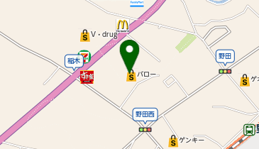 スーパーマーケットバロー新城店の地図画像