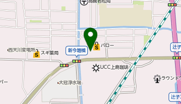 スーパーマーケットバロー高槻店の地図画像