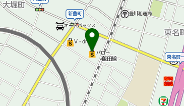 スーパーマーケットバロー豊川店の地図画像