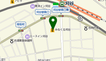 スーパーマーケットバロー刈谷店の地図画像