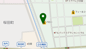 スーパーマーケットバロー高辻店の地図画像