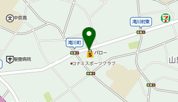 スーパーマーケットバロー滝川店の地図画像