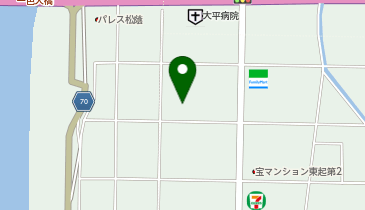 スーパーマーケットバロー東起店の地図画像