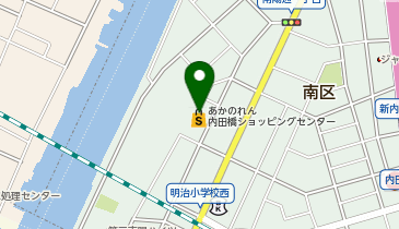 スーパーマーケットバロー内田橋店の地図画像