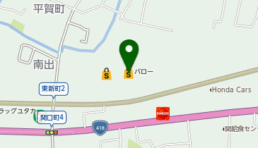 スーパーマーケットバロー関ひがし店の地図画像