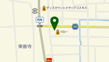 スーパーマーケットバロー金津店の地図画像