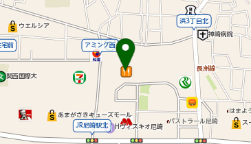 スーパーマーケットバロー尼崎潮江店の地図画像