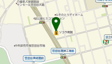 ペットの専門店コジマ ソコラ用賀店の地図画像
