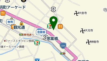 グラサ長崎店の地図画像