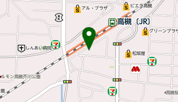グラサ高槻店の地図画像