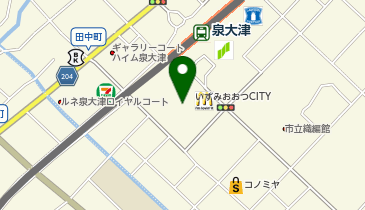 グラサ泉大津店の地図画像