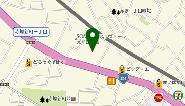 グラサ赤塚店の地図画像