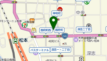 グラサ松本店の地図画像