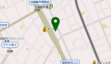 グラサ雪谷店の地図画像