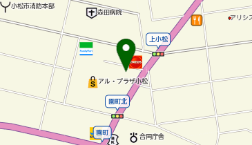 スマホスピタル アル・プラザ小松店の地図画像