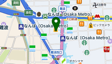 スマホスピタル難波店の地図画像