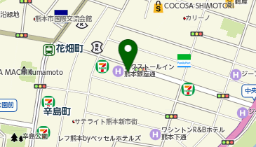スマホスピタル 熊本下通店の地図画像
