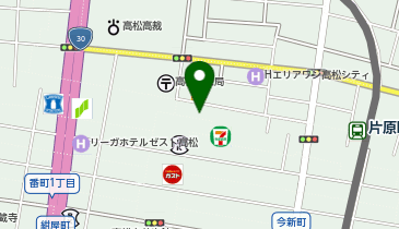 スマホスピタル 高松店の地図画像