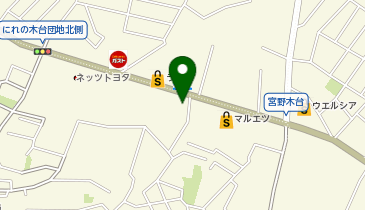 スマホスピタル テルル宮野木店の地図画像