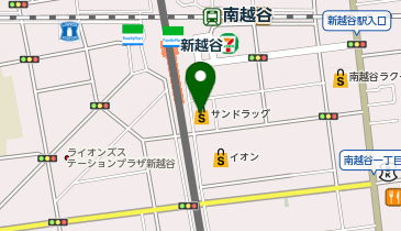 スマホスピタル テルル新越谷店の地図画像