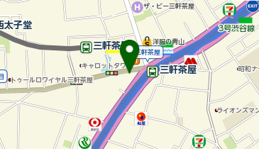 スマホスピタル 三軒茶屋店の地図画像