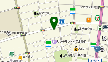 スマホスピタル 高知店の地図画像