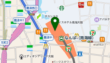 ノムラクリーニング なんばCITY店の地図画像
