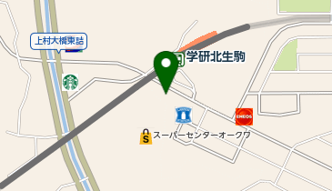 ノムラクリーニング 北生駒駅前店の地図画像