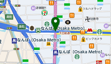 ノムラクリーニング メトロなんば駅店の地図画像